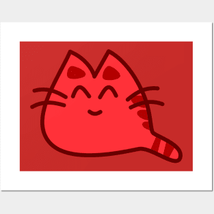 happy cat Posters and Art